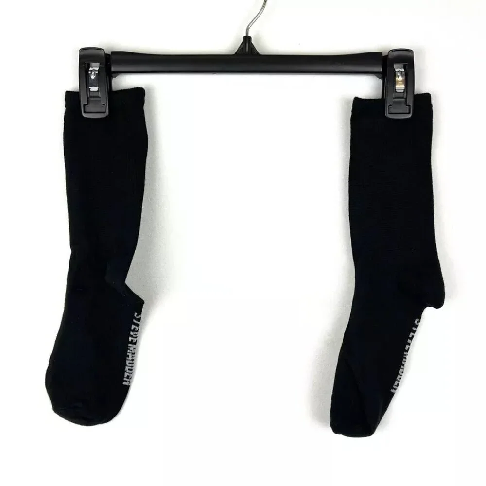 Steve Madden Women’s 3 Pack Crew Socks, Grey, Black, Pink Size 5-10